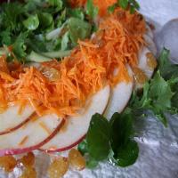Tangy Carrot-Apple Salad With Cider Vinaigrette image