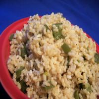 Green Pepper Brown Rice_image