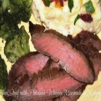 Flank Steak with Pineapple Whiskey Marinade~Robynne_image