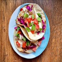 Grilled Fish Tacos with Key Lime Sauce image