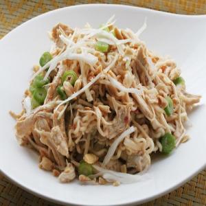 Easy Cold Sesame Noodles With Shredded Chicken_image
