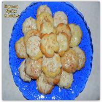 Eggnog Spritz Cookies with Eggnog Rum Glaze image