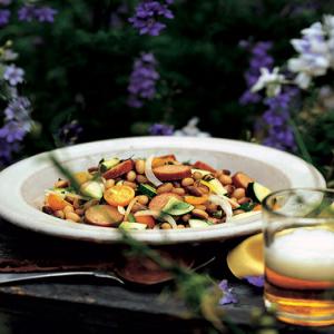 Andouille, Bean, and Tomato Salad_image