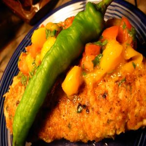 Brazilian Chicken Cutlets With Raw Tropical Sauce image