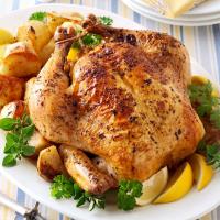 Greek Roasted Chicken and Potatoes image