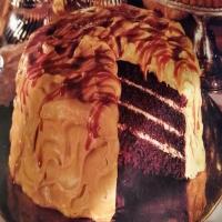 Chocolate Bourbon Cake w/Caramel whipped cream_image