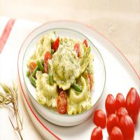 Spinach & Ricotta Ravioli with Tomatoes and Green Beans_image