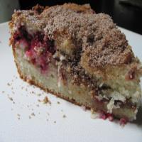Buttery Raspberry Streusel-Filled Coffee Cake image