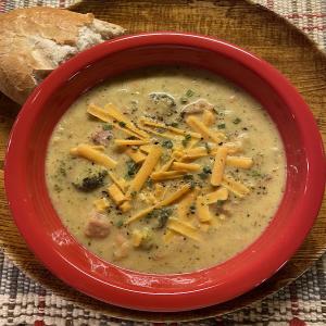 Favorite Broccoli Cheese Soup with Ham & Potato!_image