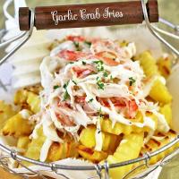 Garlic Crab French Fries With Aioli Sauce_image