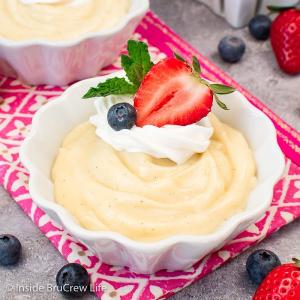 Easy Homemade Vanilla Pudding Recipe - Inside BruCrew Life_image