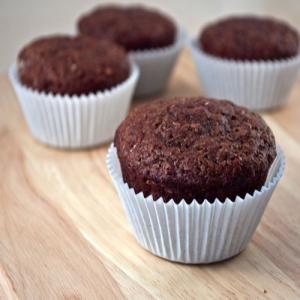 Chocolate-Zucchini Muffins Recipe (Vegan) - Happy Herbivore Recipe_image