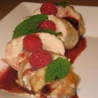 Boursin Stuffed Chicken Breasts With Raspberry Sauce_image