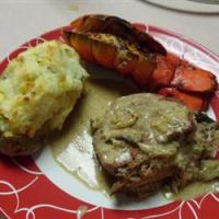 Crab-Stuffed Filet Mignon with Whiskey Peppercorn Sauce Recipe - (5/5)_image