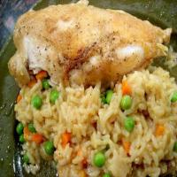 One Pot Chicken and Rice with Peas and Carrots Recipe - (4.2/5) image