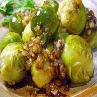 Brussels Sprouts With Warm Balsamic Vinaigrette image
