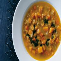 Curried-Squash and Red-Lentil Soup image