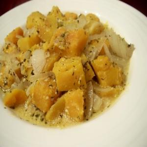 Butternut Squash Braised With Cream and Fresh Thyme_image
