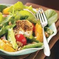 Salads with Pistachio-Crusted Goat Cheese_image