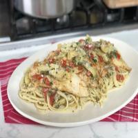Linguine with Parmesan Chicken and Artichokes_image