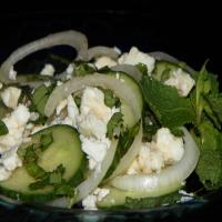 Cucumber With Feta Cheese and Mint image