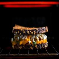 Grilled Feta and Roasted Squash Sandwich image