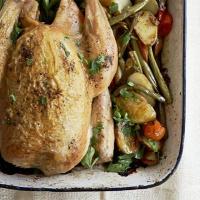 All-in-one chicken, potatoes & green beans image
