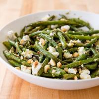 Roasted Green Beans with Goat Cheese and Hazelnuts Recipe - (4.6/5)_image