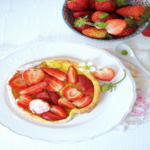 Dutch Baby With Strawberries image