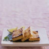 Broiled Tofu with Cilantro Pesto image