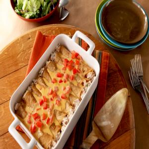 Microwave Chicken Enchiladas image