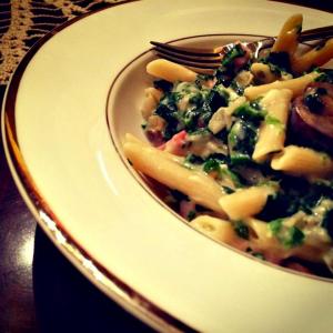 Penne with Ham and Parmesan_image