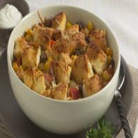 Spicy Chicken Chili with Garlic Croutons_image