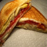 Antipasto Grilled Cheese Sandwich image