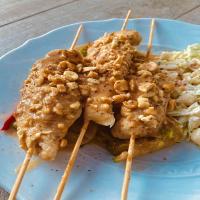Chicken Satay w/Spicy Coconut Peanut Sauce_image