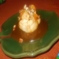 Pumpkin-Filled Cream Puffs With Maple-Caramel Sauce image