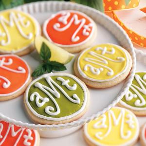 Monogrammed Cookies image