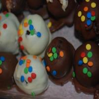 Chocolate covered cake balls_image