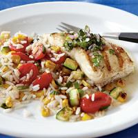 Pan-Grilled Halibut with Chimichurri Recipe - (4/5)_image