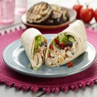 Grilled Eggplant Chickpea Wraps image