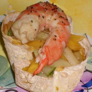 Thai Mango Salad With Marinated Shrimps_image