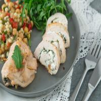 Chicken Roll-Ups With Goat Cheese and Arugula image