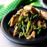 Chicken Stir-Fry With Mixed Peppers image