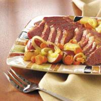 Glazed Corned Beef Dinner image