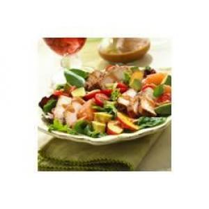BBQ Pork Salad with Summer Fruits and Honey Balsamic Vinaigrette_image