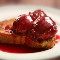 Cinnamon Plums with French Toast image