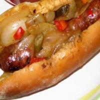 Hot Italian Sausage / Peppers and Onions_image