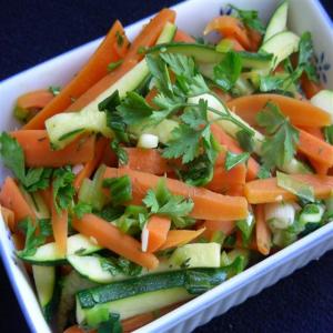 Zucchini and Carrots with Garden Herbs_image