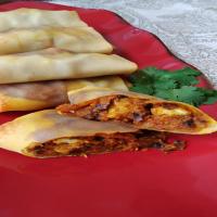 Easy Chicken Curry Egg Rolls image