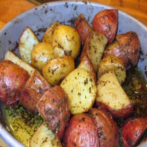 Oven Roast Greek Potatoes image
